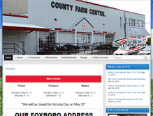Tablet Screenshot of countyfarmcentre.com
